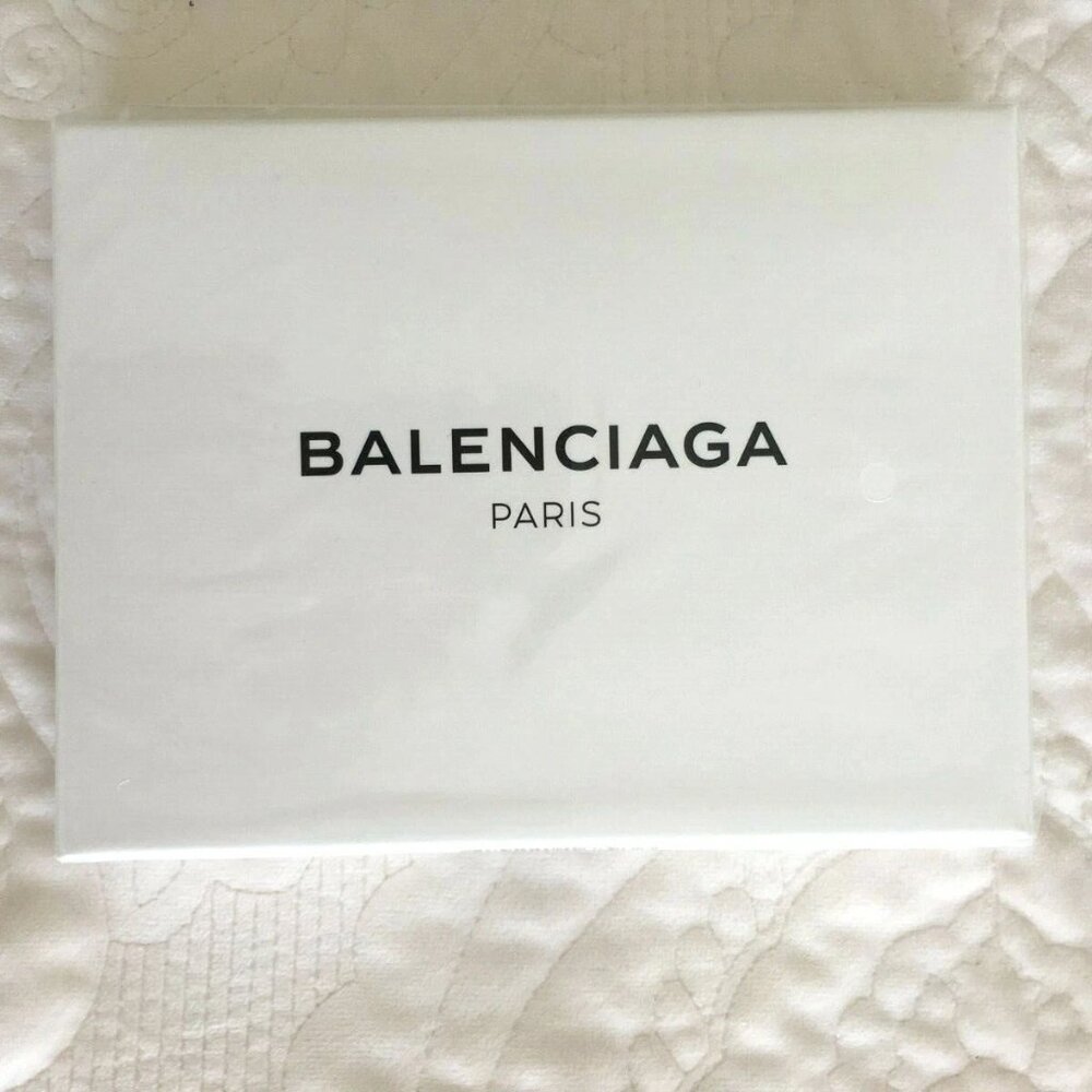 ✨Authentic Luxe BALENCIAGA PARIS Designer Pouch Cards Case Purse Rose Gold NEW - Picture 6 of 6